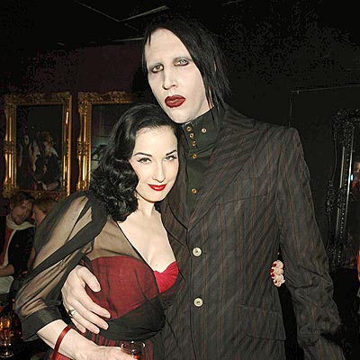 DITA MARILYN photo Dita Von Teese Marilyn Manson