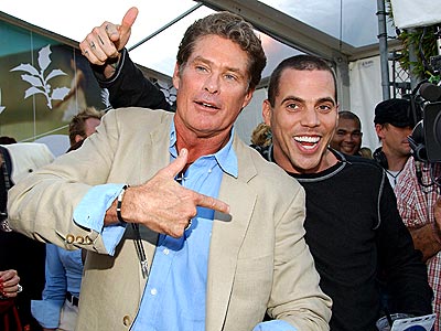 THE HOFF & STEVE-O  photo | David Hasselhoff, Steve-O