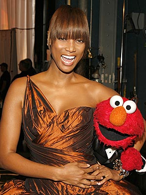 TYRA & ELMO photo | Tyra Banks