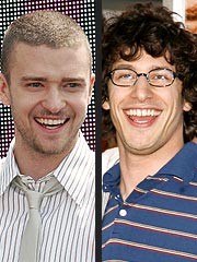 Justin Timberlake, Andy Samberg Reunite in NYC