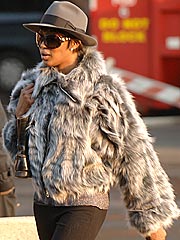 Naomi Campbell Reports for Day Two of Cleanup
