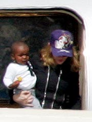 Madonna Lands in Malawi with Son David| Madonna