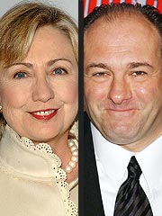 Hillary Clinton Spoofs Sopranos Finale | Hillary Rodham Clinton, James Gandolfini