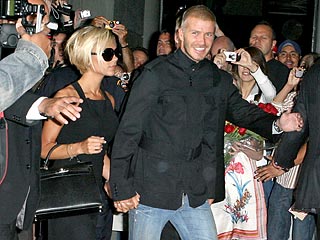 David and Victoria Beckham Land in the U.S. | David Beckham