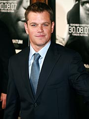 50-Foot Bourne Promo Hung on Matt Damon's Building | Matt Damon
