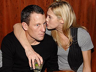 Lance's Blonde Party Companion | Lance Armstrong