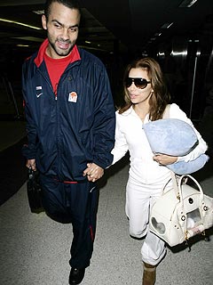 Eva Longoria and Tony Parker Arrive in Texas | Eva Longoria Parker, Tony Parker