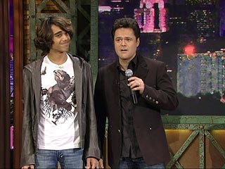 Jack Black, Donny Osmond Support Sanjaya on Leno