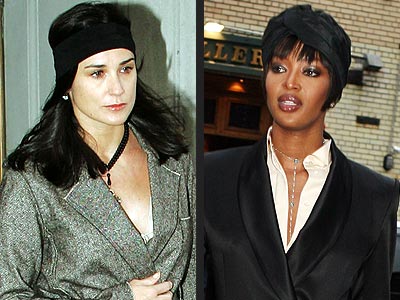 TURBANS photo | Demi Moore, Naomi Campbell