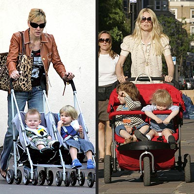 THE SIDE-BY-SIDE RIDE  photo | Claudia Schiffer, Sharon Stone