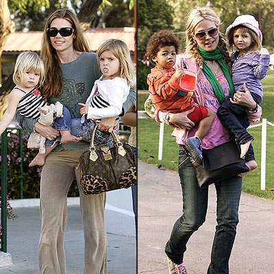 THE DOUBLE SCOOP photo | Denise Richards, Heidi Klum