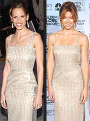 Fashion Faceoff: Hilary vs. Jessica | Hilary Swank, Jessica Biel