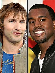 Kanye Roots for Someone Other Than Himself
| James Blunt, Kanye West