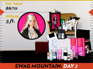 A NEW VISITOR TO SWAG MOUNTAIN: BARBIE!