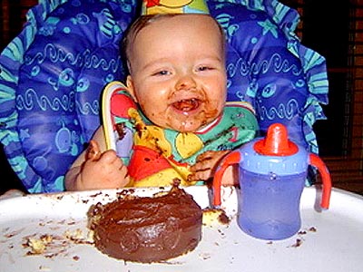 Baby Birthday Cake on Cake Party  Baby S First Birthday     Babies   People Com