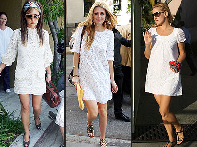 White Summer Dress on Shoft Mlabs 7lwa O Kont Fa9            Ya F7bet Awrekom Hya Dress