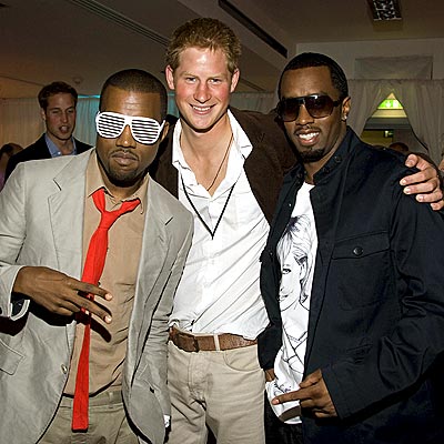 SPECTACULAR CAUSE photo Kanye West Prince Harry Sean P