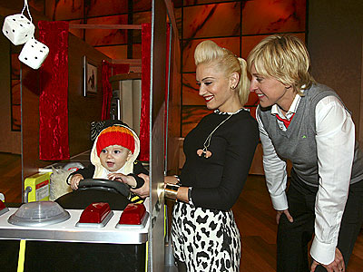 LETS GO FOR A RIDE  photo | Ellen DeGeneres, Gwen Stefani
