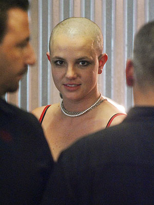 Britney Spears Bald