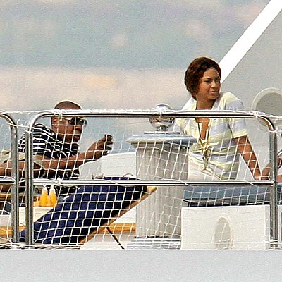 Beyonce On Boat
