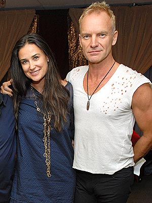 AN ARRESTING DUO photo | Demi Moore, Sting
