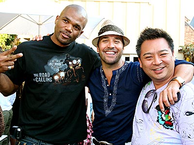 WITH THE CREW  photo | D.M.C., DMC, Jeremy Piven