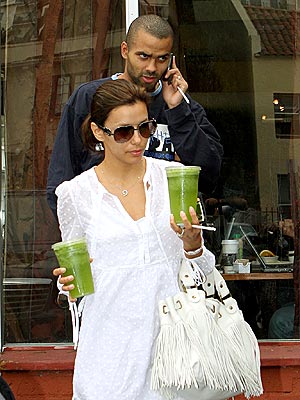 GOING GREEN  photo | Eva Longoria-Parker, Tony Parker