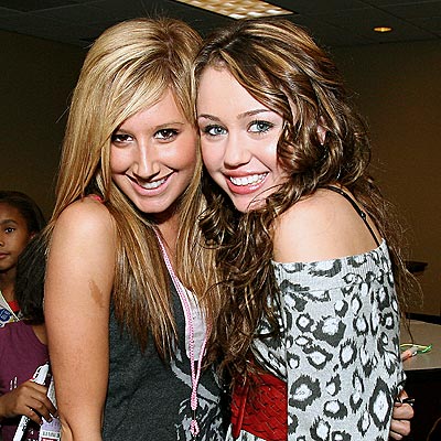 CHEEK TO CHEEK photo | Ashley Tisdale, Miley Cyrus