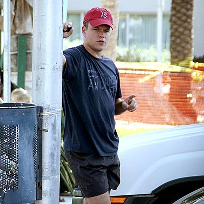 SWEATY AND SEXY photo | Matt Damon