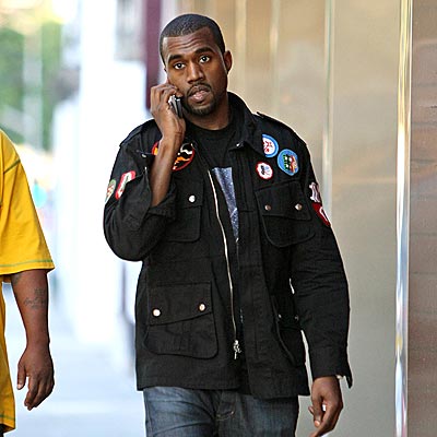 PHONING IT IN photo | Kanye West