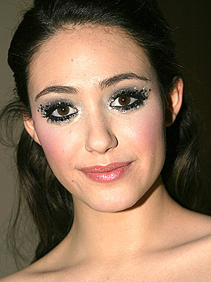 Would You Wear Emmy Rossum's CrystalStudded Makeup