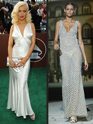 christina aguilera dresses. that Christina Aguilera