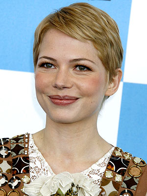 michelle williams short hair cannes. Michelle Williams#39;s Pixie Cut: