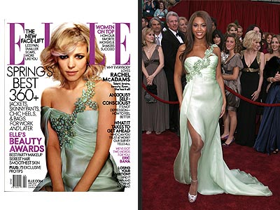  Armani Priv gown that Beyonc walked the Academy Awards red carpet in