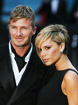 victoria beckham blonde short hair