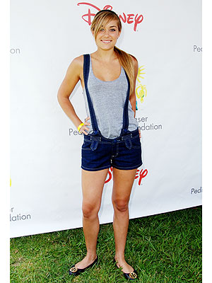 Lauren Conrad picked up on the short-all trend with her Siwy suspender pair 