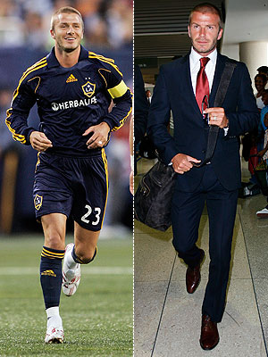 david beckham in uniform