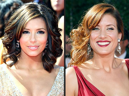 hair pinned to side. Emmys Hair Trend: Pinned-Up