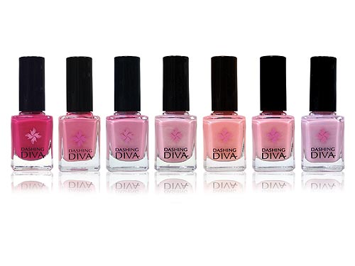 pink nail polish colors. There are pale shades for