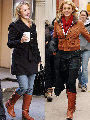 blake lively casual look. Get Hayden and Blake#39;s Boots!