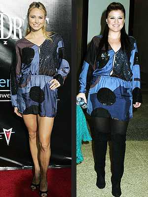 STACY VS. KELLY photo | Kelly Clarkson, Stacy Keibler