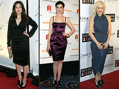 FRINGED T-STRAP photo | Anne Hathaway