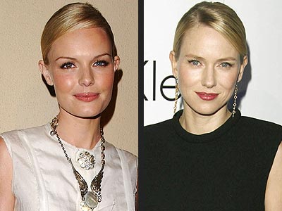 SIDE-PARTED BUNS photo | Kate Bosworth, Naomi Watts