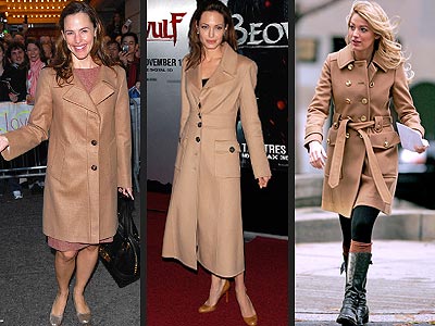 CAMEL COATS Jennifer Garner Angelina Jolie and Blake Lively put an updated 
