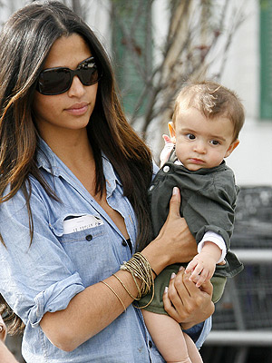 Camila Alves Keeps Levi Close