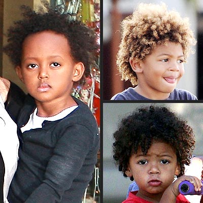 Marvelous Mixed Race Hair: Beautiful Zahara Jolie Pitt