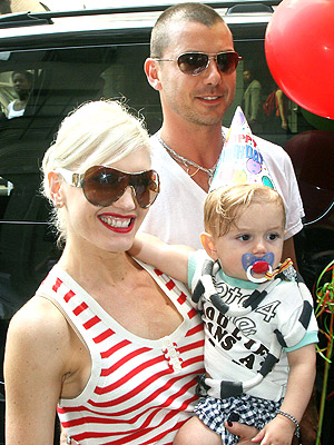 IT'S HIS PARTY photo | Gavin Rossdale, Gwen Stefani, Kingston Rossdale
