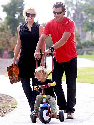 BIG WHEELS photo | Gavin Rossdale, Gwen Stefani, Kingston Rossdale