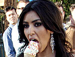 Kim Kardashian Grabs Ice Cream (and Attention!) in West Hollywood
| Kim Kardashian