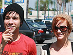 Ashlee & Pete's Family Pizza Lunch | Ashlee Simpson, Pete Wentz